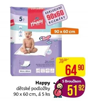 Podložky přebalovací Háppy Bella