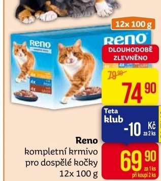 Kapsičky pro kočky Reno