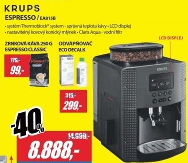 Kávovar Espresso Krups EA815B