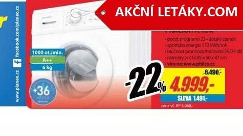 Pračka Philco PL 162 M