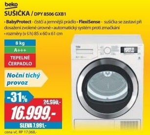 Sušička Beko DPY8506GXB1