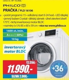 Pračka Philco PLD 16106
