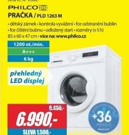 Pračka Philco PLD 1263 M