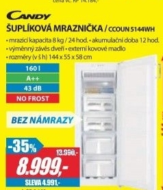 Mražák Candy CCOUN 5144WH