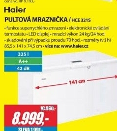 Mrazák Haier HCE 321S