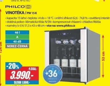 Vinotéka Philco PW 15 K