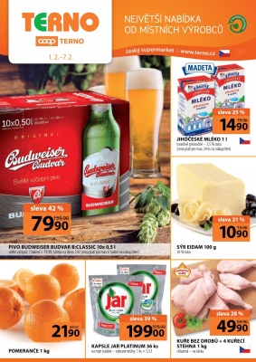 akční leták COOP 1.2.2017-7.2.2017