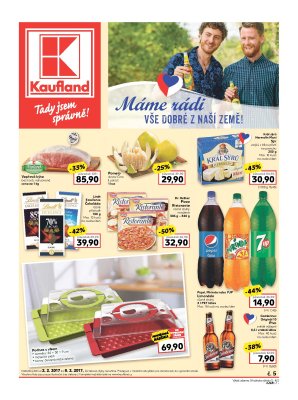 akční leták Kaufland 2.2.2017-8.2.2017