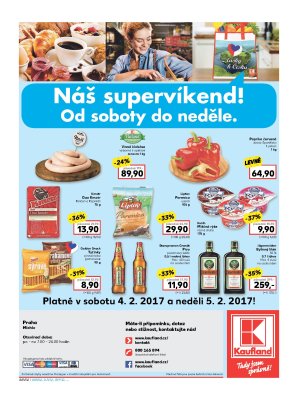 akční leták Kaufland 2.2.2017-8.2.2017