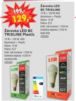 Led žárovka Trixline