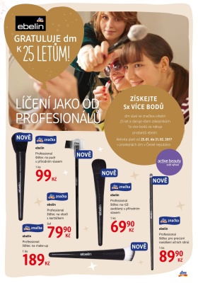 akční leták dm drogerie 25.1.2017-21.2.2017