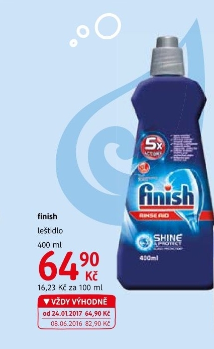 Leštidlo do myčky Finish