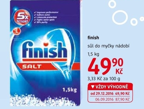 Sůl do myčky Finish