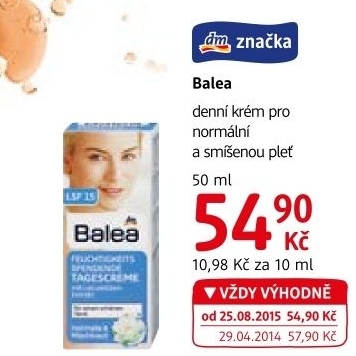 Krém pleťový Balea