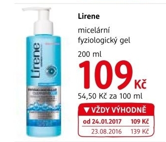 Micelární gel Lirene