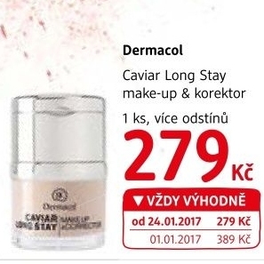 Make up s korektorem Caviar Long stay Dermacol