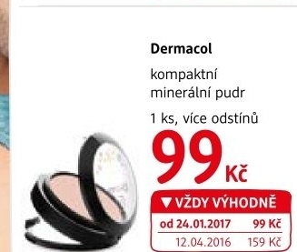 Pudr kompaktní minerální Dermacol