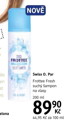 Šampon suchý Swiss O-Par