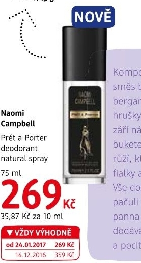 Deodorant parfémovaný Naomi Campbell