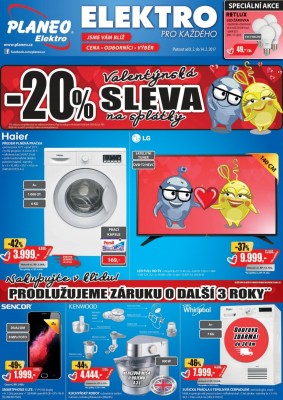 akční leták Planeo Elektro 8.2.2017-14.2.2017