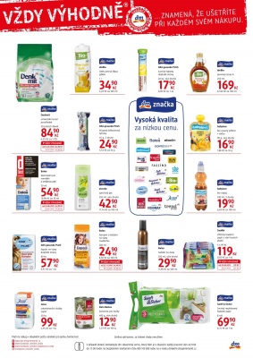 akční leták dm drogerie 8.2.2017-7.3.2017