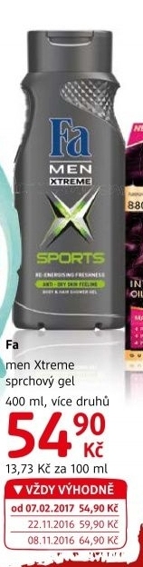 Sprchový gel pánský Xtreme Men Fa