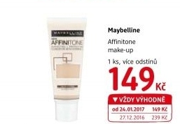 Make up Affinitone Maybelline