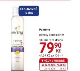Pěnový balzám na vlasy Pantene