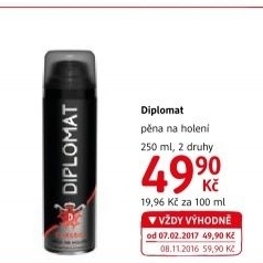 Pěna na holení pánská Diplomat