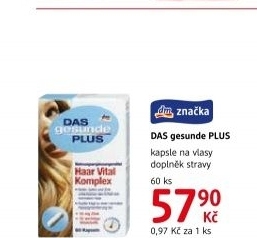 Doplněk stravy na vlasy Haar Vital Komplex Das gesunde Plus
