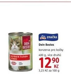 Konzerva pro kočky Dein Bestes