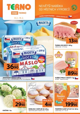 akční leták COOP 8.2.2017-14.2.2017