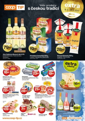 akční leták COOP 8.2.2017-21.2.2017