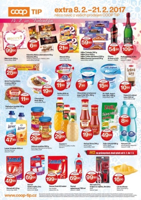 akční leták COOP 8.2.2017-21.2.2017