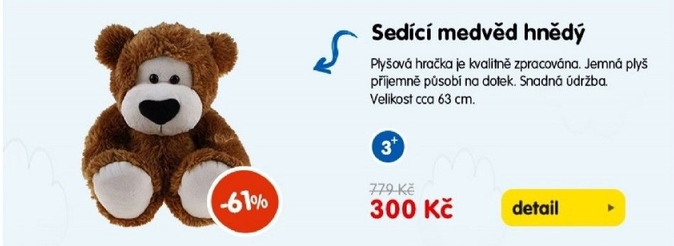 Sedící medvěd hnědý