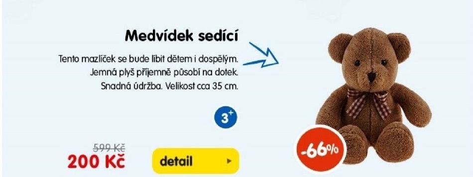 Medvídek sedící