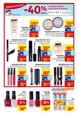 akční leták Teta drogerie 16.2.2017-25.2.2017