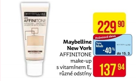 Make up Affinitone Maybelline