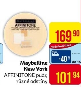 Pudr Affinitone Maybelline