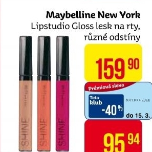 Lesk na rty Lip Studio gloss Maybelline