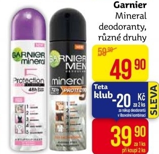 Deodoranty Garnier