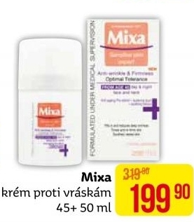 Krém pleťový proti vráskám Mixa