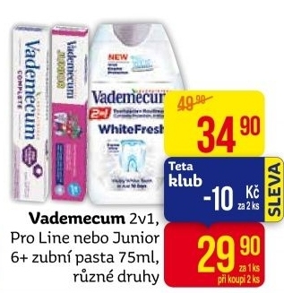 Pasty na zuby 2v1 Vademecum