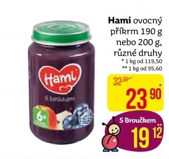 Příkrm ovocný Hami