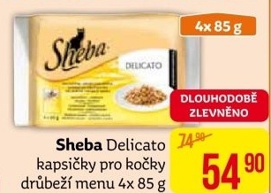 Kapsičky pro kočky Delicato Sheba