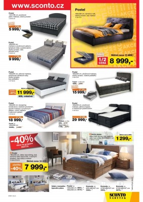 akční leták Sconto nábytek 15.2.2017-28.2.2017