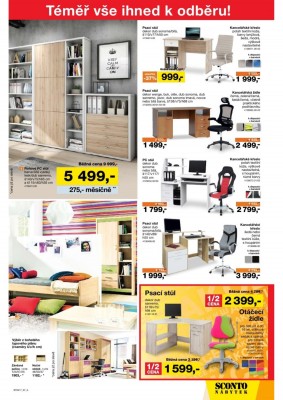akční leták Sconto nábytek 15.2.2017-28.2.2017