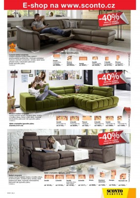 akční leták Sconto nábytek 15.2.2017-28.2.2017