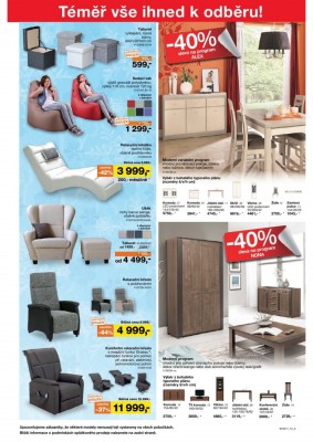 akční leták Sconto nábytek 15.2.2017-28.2.2017