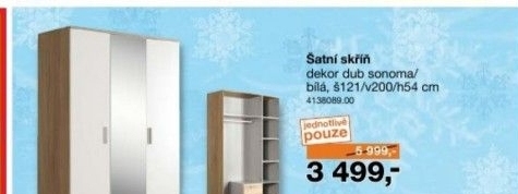 Šatní skříň Nano